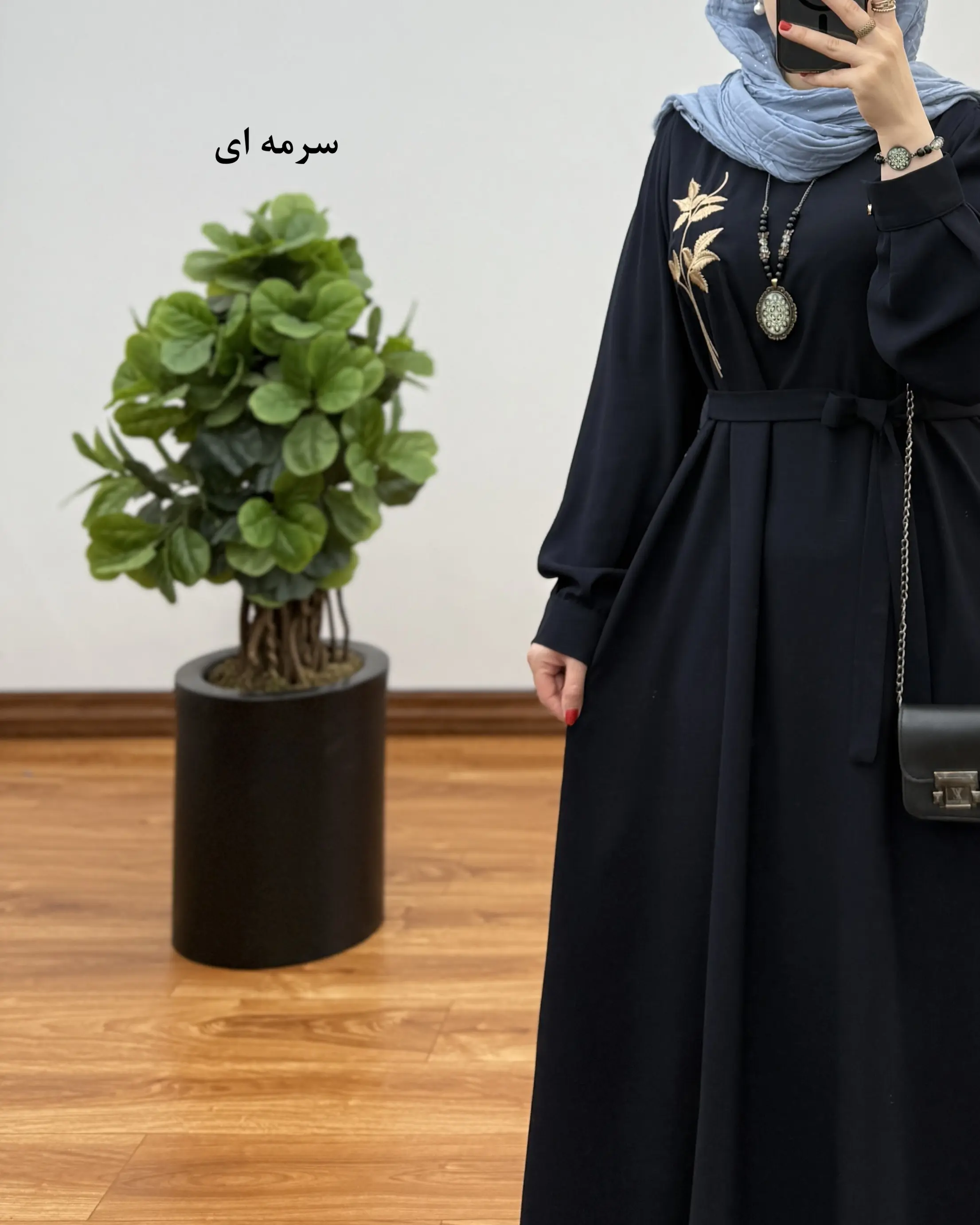 مانتو عبایی مجلسی زنانه مدل شیوا